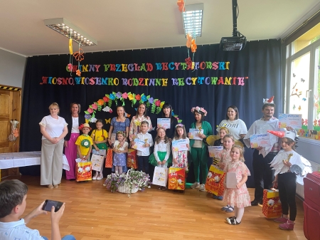 II Gminny Przegląd Recytatorski ''Wiosno, Wiosenko - Rodzinne Recytowanie''